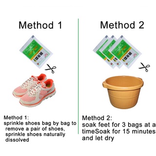 [jm] 10 bolsas anti hongos sudor comezón eliminación de olores polvo hidratante cuidado de los pies (8)