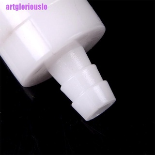 [artgloriouslo] 8 mm 1/4" plástico blanco de una vía en línea válvula de retención para combustible Diesel Gas líquido aire (7)