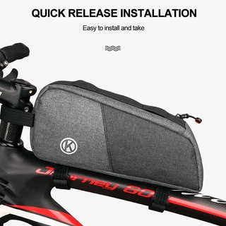 1 Nylon reflective effect Bike Triangle Frame Front Tube Frame Bag Phone Waterproof Bike Bicycle Cycling Bag Bicycle Bags