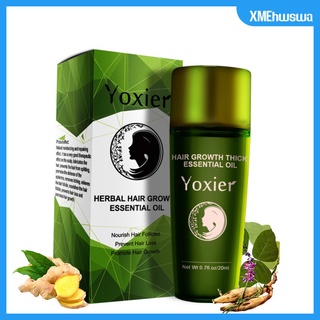 aceite esencial de crecimiento del cabello vegetal 20ml suero para el cuidado del cabello para adelgazar