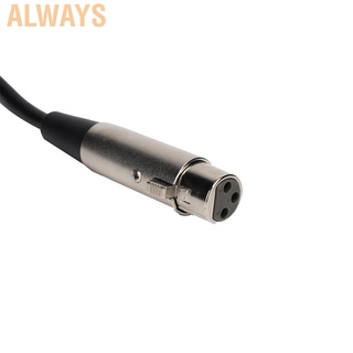 Siempre Cable adaptador USB a XLR hembra de 3 metros con función de grabación para equipos de juego Host (2)