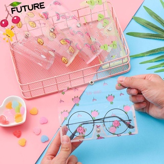Futuro Durable gafas caso de dibujos animados lindo gafas titular gafas caja portátil transparente Color caramelo moda gafas accesorios