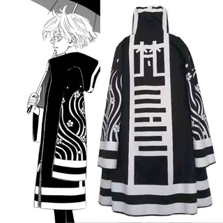 tokyo revengers - kawaragi senju chaqueta cosplay disfraz abrigo con capucha manga larga cremallera uniforme halloween más tamaño anime ybc#