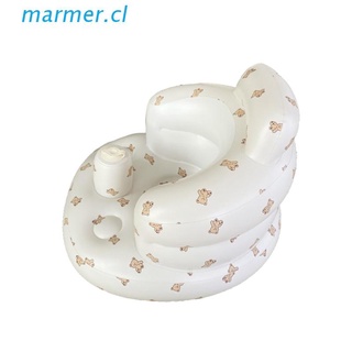 MAR3 Multifuncional Bebé PVC Inflable Asiento Baño Sofá Aprendizaje Comer Cena Silla Taburete De