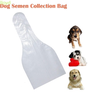 Lloyd PE Semen colección bolsa de esperma clínica equipo Artificial inseminación 10/20/30/50/100PCS perro crianza mascota canina desechable (1)