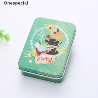 [Onespecial] 1PC Cartoon Tin Sealed Jar Packing Box Jewelry Candy Storage Cans Coin Gift Box .