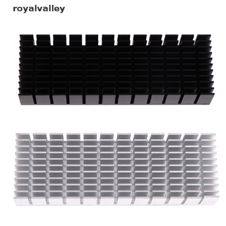Royalvalley 1Pc 120*40*20MM Aluminum Heatsink Panel Heat Sink CPU Power Amplifier Radiator CL