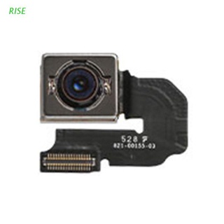 RISE reemplaza lente principal trasera frente cámara negro cámara trasera Flex Cable para iPhone 6S Plus accesorios Kit de piezas de reparación