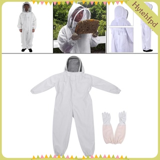 Hytehfpd ropa/ropa/traje De baño profesional De protección De abeja con velo Seguro+Manga larga Para Keeper (3)