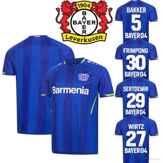 2022 Bayer Leverkusen F.C. Jersey/camiseta De fútbol tf Frimpong Sertdemir Tops Manga corta Moda Halloween talla grande (1)