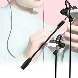 RB- G10 Earphone Wired Stereo Sound In-line Mic Gaming Earbuds Deep Bass Earphones for Tablets
