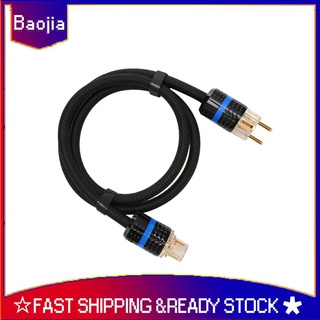Baojia Monosaudio P903 Cable de alimentación de Audio chapado en cobre plata Cable enchufe de la ue 100-250V