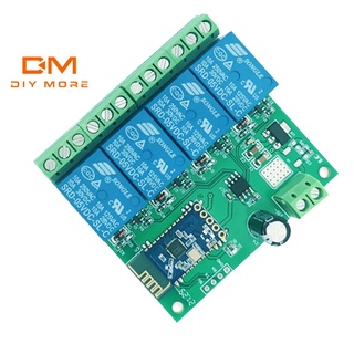 Diymore DC 5V/12V 4CH Bluetooth relé módulo Smart Home Mobile APP interruptor de Control remoto