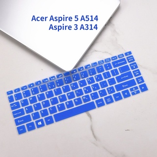 Funda de teclado para ordenador portátil Acer Aspire 5 A514 Aspire 3 A314 Travelmate P214 Swift5 SF515 14 pulgadas Protector de teclado de silicona suave portátil película protectora impermeable a prueba de polvo (1)