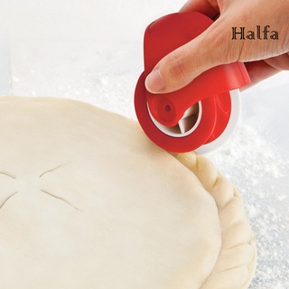 hp*decorador de rodillos de rueda de pasta cortador de pizza pastel de corteza manual moldeando herramienta para hornear (3)