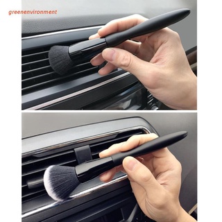 env coche suave pelo detalle cepillo auto interior cepillo electrostático polvo quitar herramientas