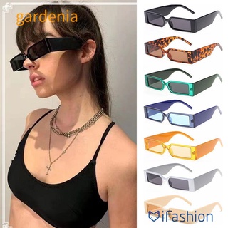 Gardenia Fashion Vintage mujeres hombres sombras UV 400 gafas rectangular gafas de sol gafas de sol