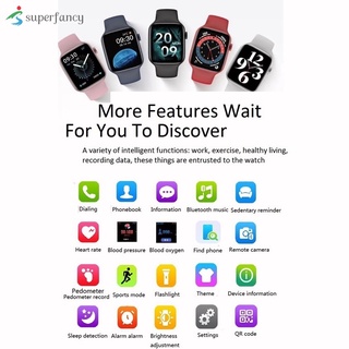 T500 + PLUS Smart Watch i Series 6 Llamada Bluetooth Pantalla Táctil Música Smartwatch Podómetro Deporte (9)