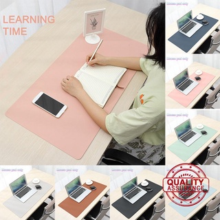 Desk Pad PU Leather Waterproof Solid Color Mouse Pad 60*30cm C2N7