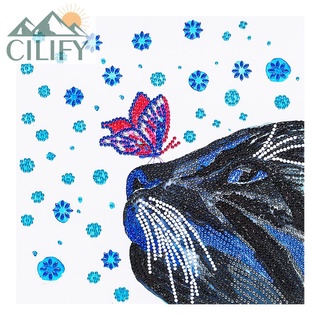 Cilify butterfl cat 5D DIY broca parcial de forma especial Diamond pintura Kits