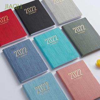 Cuaderno jiaqi1 365 días oficina escuela papelería suministros semanal planificador de notas de bolsillo 2022 cuaderno/Multicolor