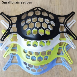 Smallbrainssuper 10 Pcs Face Bracket for Mask 3D Silicone Frame Reusable Inner Support Breathable SBS