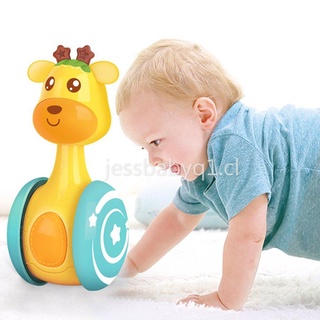 Fawn Sliding Tumbler Toy Rattle Kids Infant Educational Early Education Toy