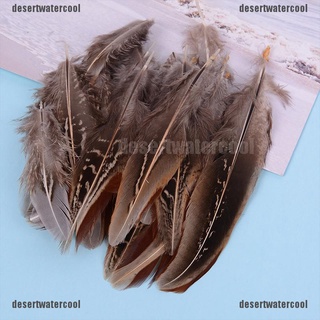 DECL 50pcs/set pheasant feathers 5-10cm chicken plumes for carnival diy craft decor 210824