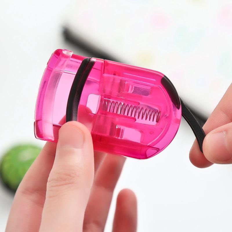 Mini rizador de pestañas portátil de 4 colores, Clip de curvas pestañas postizas, accesorios de herramientas de maquillaje de belleza (6)