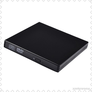 Lector De DVD Externo Delgado USB2.0 CD DVD RW ROM Unidad Grabadora Grabadora Lector Caja