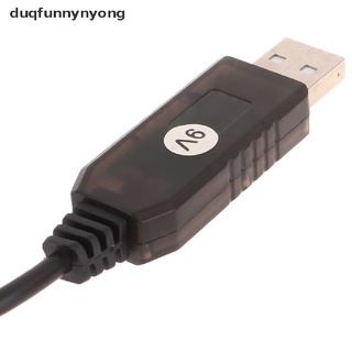 [duq] usb power boost line dc 5v a 9v step up usb convertidor cable adaptador 2.1x5.5mm (4)