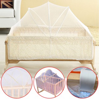 verano universal cuna de bebé cama mosquiteras bebé seguro arco mosquiteras (1)