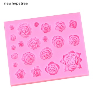 [newhopetree] Moldes de silicona para flores de rosas/bodas/cupcakes/Fondant/herramientas de decoración de pasteles