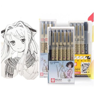 Sakura Pigma Micron Pen Set Drawing Pen Sketching Art Supplies