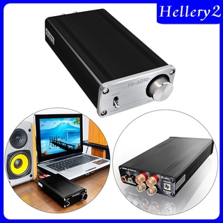 [HELLERY2] Amplificador de potencia Digital HiFi Audio amplificador para altavoces pasivos para el hogar negro