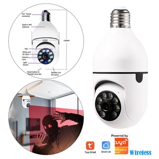 wifi cámara de luz bombilla ip cámara de seguridad inalámbrica impermeable ip66 cctv (4)