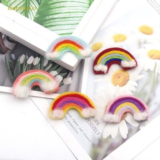 MUT 5 Pcs DIY Handmade Baby Felt Rainbow Home Party Decorations Infant Photo Shooting Accessory Newborn Photography Props