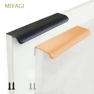 miyagi - pomo de aleación para cajones, color negro, color dorado, cocina, armario, armario oculto, decoración del hogar, multicolor