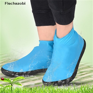 [flechazobi] funda de zapatos impermeable para hombres mujeres zapatos de elasticidad látex fácil overshoes caliente