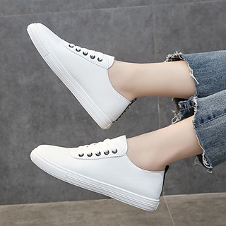 mz verano pequeño blanco zapatos de las mujeres nuevos zapatos de las mujeres versión coreana de todo-partido de las mujeres zapatos de estudiante deportes con cordones red celebridad zapatos casuales