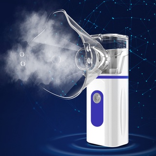 [USB + Alimentado Con Pilas] Nebulizador Portátil De Malla Inhalador Ultrasónico Atomizador Para Asma Niños Adultos (4)