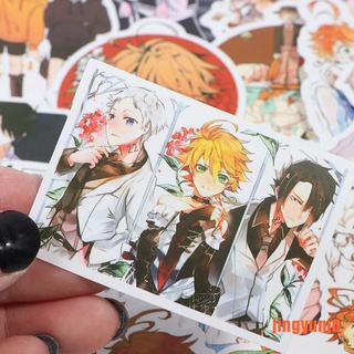 【jingy】100pcs Anime The Promised Neverland Stickers Decals Motor Skateboard Lapto (6)