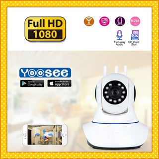 Yoosee Cctv 1080p inalámbrico seguridad del hogar IP Wifi Monitor de visión nocturna cámara IP 3 antena ee.uu. enchufe
