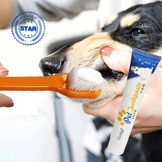 Pasta de dientes para Perros ayuda a reducir el sarro y la placa de Perros Productos Acces mascota perro acumulación F6Z1