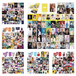 55Pcs/Set Kpop Bts Lomo Card Jungkook V JIMIN RM SUGA JHOPE JIN Postcard Photo Cards Fans Gift