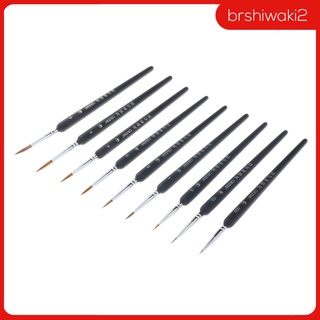 Set De brochas De Pintura brshiwaki2 con detalles finos Para Modelos Miniaturas/Lettering/Pintura Facial (7)