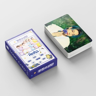 54 unids/caja BTS Photocards 2021 Festa álbum LOMO Card V JK Photocard postal (1)
