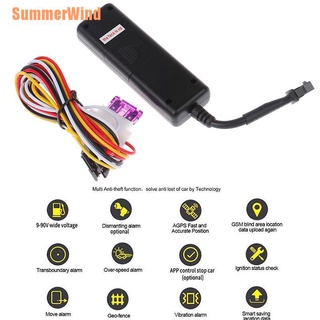 Summerwind (+) rastreador GPS coche localizador GPS seguimiento antirrobo rastreador para coche Scooter eléctrico