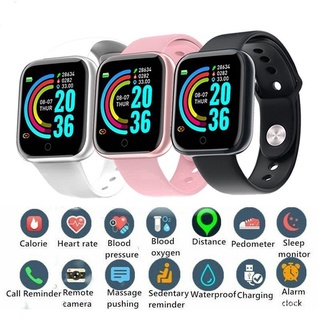 YL🔥Stock listo🔥Reloj inteligente Promotion Y68 con Bluetooth/pulsera Fitness Monitor Cardíaco/esfigmomanómetro/reloj inteligente para hombre/Smartwatch
