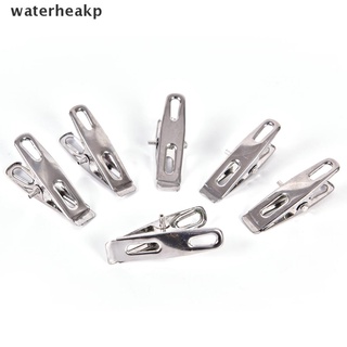 (waterheakp) 20 clavijas de acero inoxidable para ropa de lavandería, abrazaderas de metal para colgar, clips en venta (3)